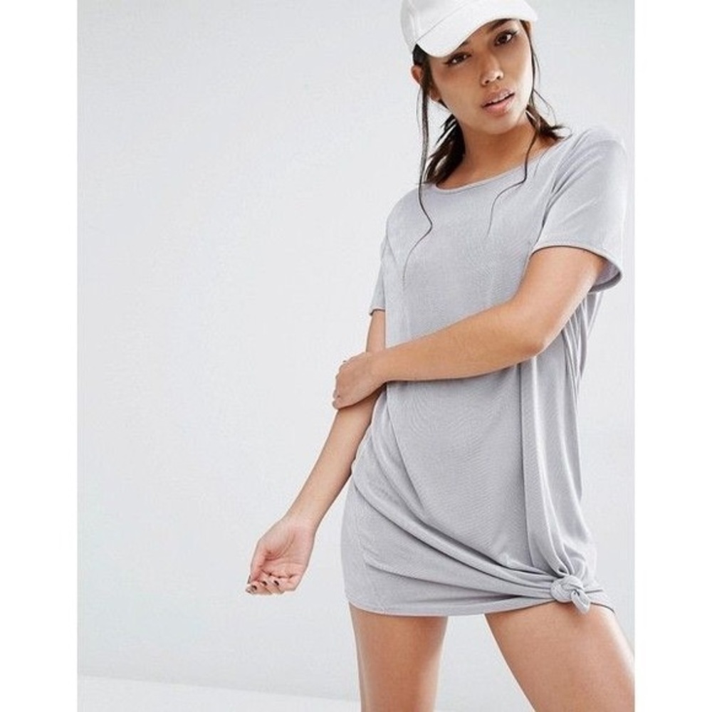 Missguided Slinky knot Front Dress